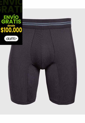 Bóxer Medio Ergonómico  X1 Para Hombre Negro Patprimo Patprimo