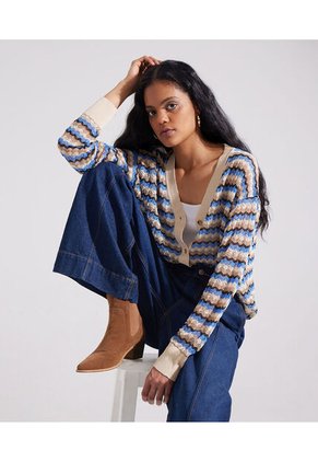 Saco Para Mujer Cardigan Color Piel Marca Patprimo #30330537