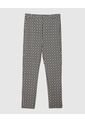 Pantalón Clásico Estampado  Para Mujer Negro Patprimo de Patprimo