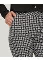 Pantalón Clásico Estampado  Para Mujer Negro Patprimo de Patprimo