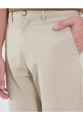 Pantalon Regular   Para Hombre Beige Patprimo