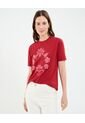 Camiseta   Para Mujer Rojo Patprimo de Patprimo
