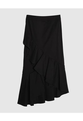 Falda Para Mujer Medio Color Negro Marca Patprimo #30140385