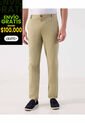 Pantalón Clásico  De Corte Recto  Para Hombre Café Patprimo de Patprimo