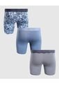 Boxer X3 Para Hombre Fleat Seamer Medio Color Surtido Marca Patprimo #44130003 de Patprimo