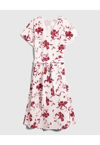 Vestido  Para Mujer M/C Medio Color Vino Marca Patprimo #14170103 Patprimo