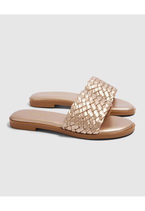 Sandalias Para Mujer Sandalia Color Dorado Marca Patprimo #30690102