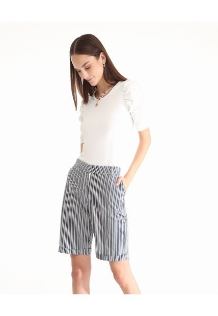 Bermuda Para Mujer  Color Azul Claro Marca Patprimo #30100311