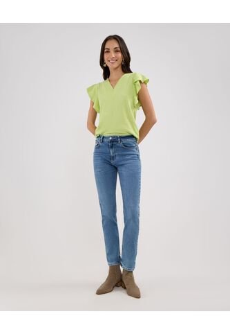 Jean Para Mujer Slim Color Azul Claro Marca Patprimo #30160381 Patprimo