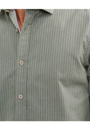 Camisa Para Hombre Manga Larga Sin Bolsillo Color Verde  Marca Patprimo #44013002