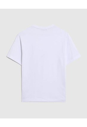Camiseta  Para Mujer Manga Corta Cuello Redondo Color Blanco Marca Patprimo #30093858
