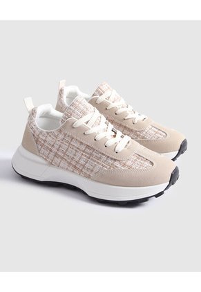 Tenis Para Mujer Casual Color Beige Marca Patprimo #30720048