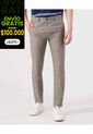 Pantalon Tipo Chino Unicolor   Para Hombre Gris Patprimo de Patprimo