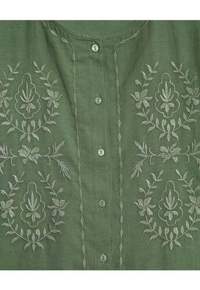 Blusa Para Mujer Manga Larga Color Verde Oscuro Marca Patprimo #30123468