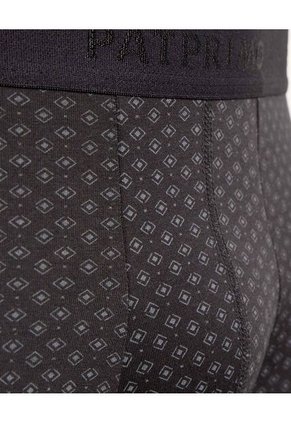 Boxer X1 Para Hombre Fleat Seamer Largo Color Negro Marca Patprimo #44000518