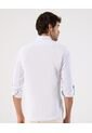 Camisa  Para Hombre Manga Larga Sin Bolsillo Cuello B Color Blanco Marca Patprimo #44017214 de Patprimo