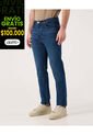 Jeans Regular Tono Azul Medio   Para Hombre Azul Patprimo de Patprimo