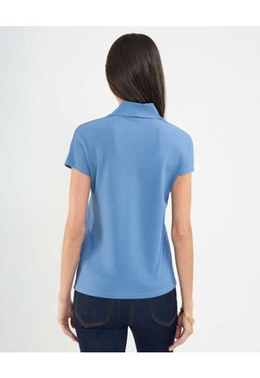 .Camiseta De Mujer M/C Marca Patprimo En Color Azul #30093659