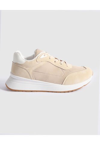 Tenis Para Mujer Sport Color Beige Marca Patprimo #30720044 Patprimo