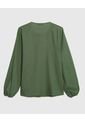 Blusa Para Mujer Manga Larga Color Verde Oscuro Marca Patprimo #30123468 de Patprimo