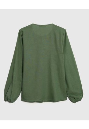 Blusa Para Mujer Manga Larga Color Verde Oscuro Marca Patprimo #30123468