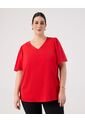 Blusa  Para Mujer Manga Corta Color Rojo Marca Patprimo #14121419 de Patprimo