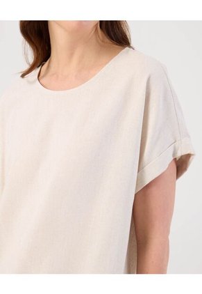 Blusa  Para Mujer Manga Corta Color Beige Marca Patprimo #30123630