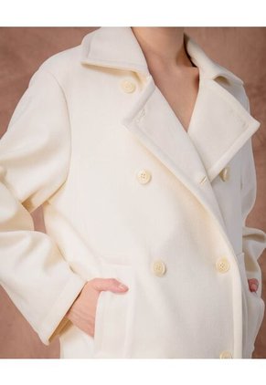 Chaqueta  Para Mujer Abrigo Color Blanco Marca Patprimo #30080601