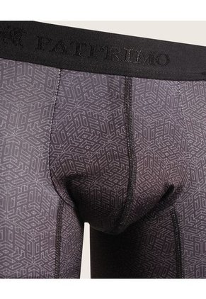 Boxer X1 Para Hombre Fleat Seamer Medio Color Negro Marca Patprimo #44000413