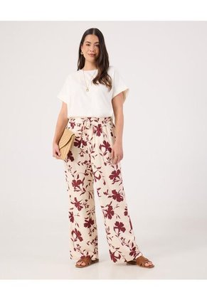 Camiseta Para Mujer Manga Corta Cuello Redondo Color Crema Marca Patprimo #14091446