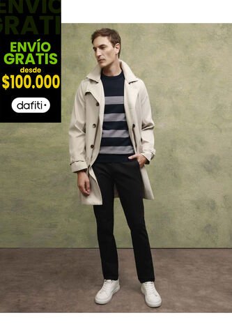 Pantalon Casual   Para Hombre Negro Patprimo Patprimo
