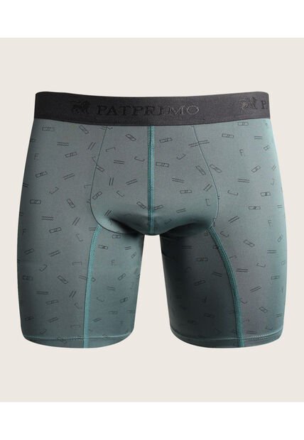 Boxer X1 Para Hombre Fleat Seamer Medio Color Verde Marca Patprimo #44000412
