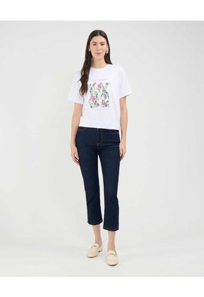 Camiseta Para Mujer Manga Corta Color Blanco Marca Patprimo #30093662