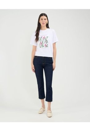 Camiseta Para Mujer Manga Corta Color Blanco Marca Patprimo #30093662