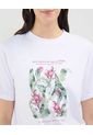 Camiseta Para Mujer Manga Corta Color Blanco Marca Patprimo #30093662 de Patprimo