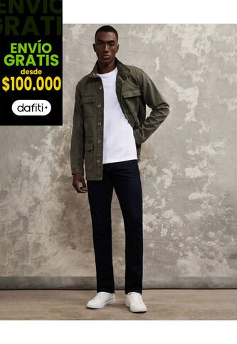 Jean Regular Stretch  Para Hombre Azul Patprimo Patprimo
