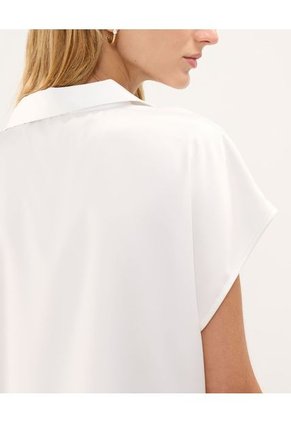 .Blusa Para Mujer M/C Patprimo En Color Blanco #30123386