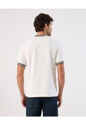 Camiseta  Para Hombre Manga Corta Cuello Redondo Color Blanco Marca Patprimo #44097280