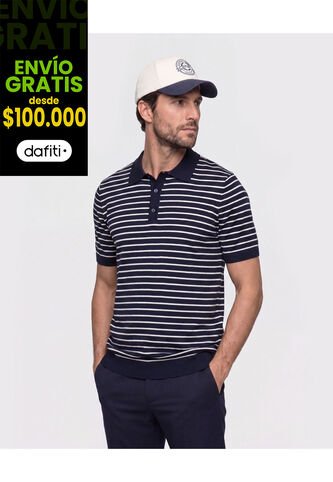 Polo Tejida   Para Hombre Azul Patprimo Patprimo