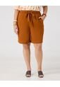 Bermuda  Para Mujer Regular Largo Color Naranja Marca Patprimo #14108033 de Patprimo