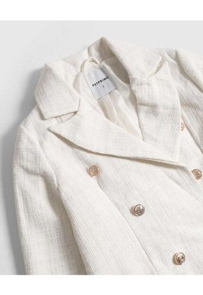 Blazer Para Mujer Color Blanco Marca Patprimo #30400148