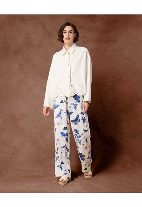 Chaqueta  Para Mujer Trucker Color Blanco Marca Patprimo #30080605