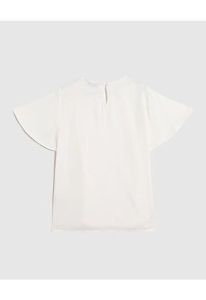 Blusa  Para Mujer Manga Corta Color Blanco Marca Patprimo #14128217