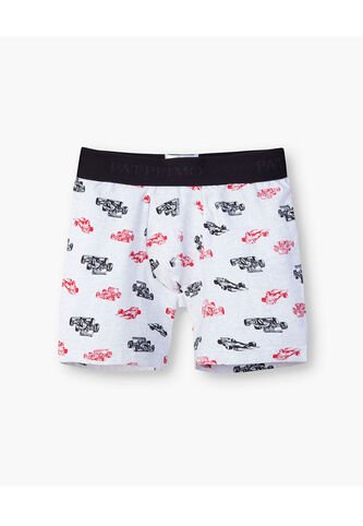 Boxer Para Niño Fleat Seamer Color Crudo Marca Patprimo #66000052 Patprimo