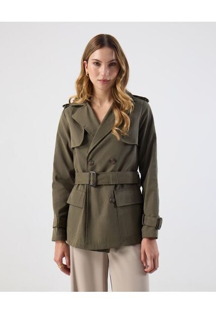Chaqueta  Para Mujer Trench Color Verde Marca Patprimo #30080567