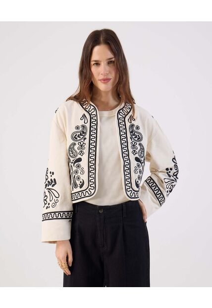 Chaqueta  Para Mujer Acolchada Color Blanco Marca Patprimo #30080589