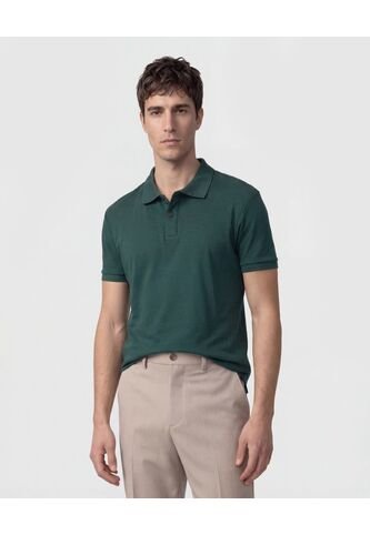 Polo  Para Hombre Cuello Tejido Sin Bolsillo Color Verde Marca Patprimo #44112793 Patprimo