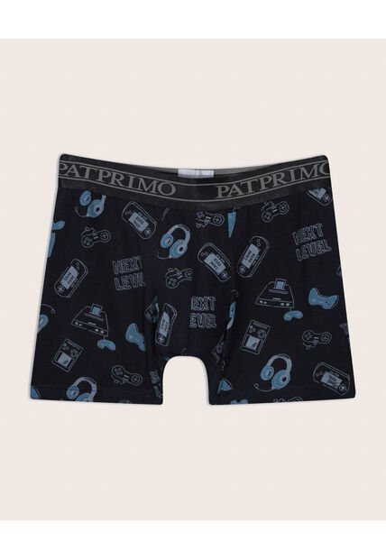 Boxer Para Niño Filete Color Negro Marca Patprimo #63000030