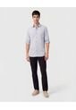 Camisa  Para Hombre Manga Larga Sin Bolsillo Cuello C Color Azul Marca Patprimo #44017376 de Patprimo