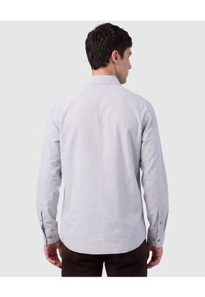 Camisa  Para Hombre Manga Larga Sin Bolsillo Cuello C Color Azul Marca Patprimo #44017376